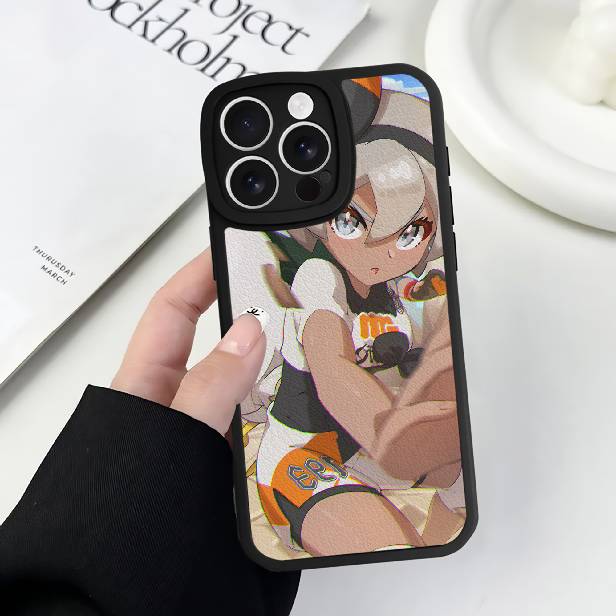 （画像用） ポケットモンスター Pokémon 【iPhone 16シリーズ対応】シリコンスマホケース（レザー調） 材質：シリコン